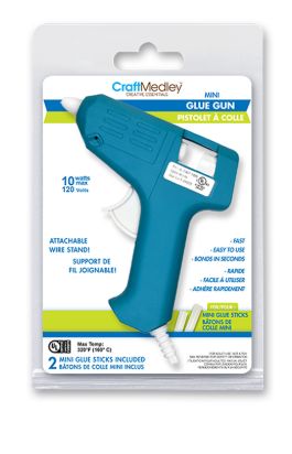 CraftMedley Glue Gun 10W Mini with Trigger cULus Rated 120V