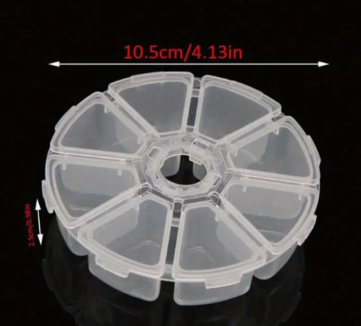 PM Hobbycraft Craft Bead Storage 8pcs