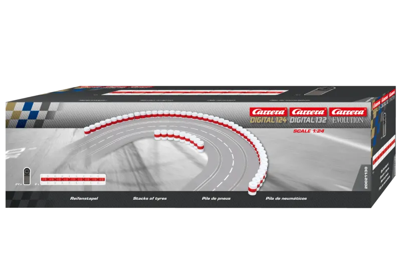 Carrera Tire Stacks Slot Car Accessory