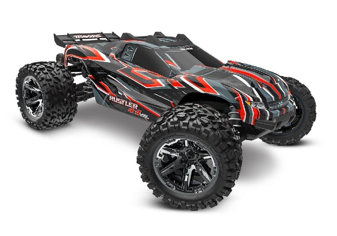 Traxxas 1/10 Rustler VXL 4x4 RTR - Red