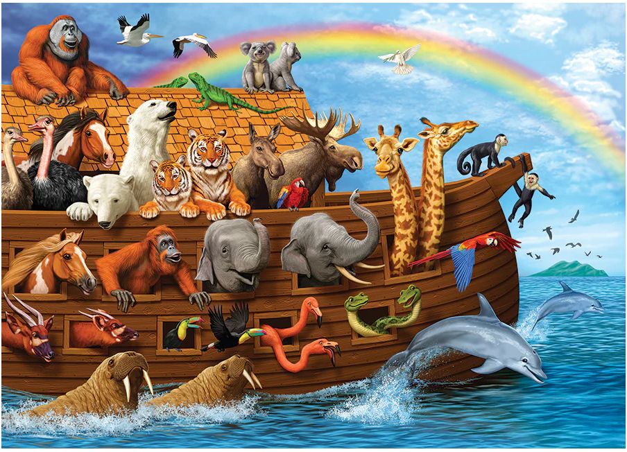 Cobble Hill Voyage of the Ark 35 piece Tray Puzzle