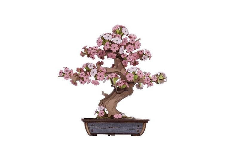 Robotime Rolife Sakura Bonsai 3D Wooden Puzzle