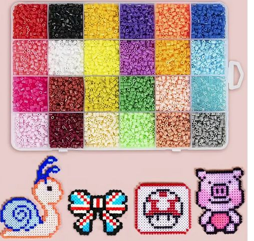 Perler Beads PMO 2.6mm DIY 24-Colours 15000pc
