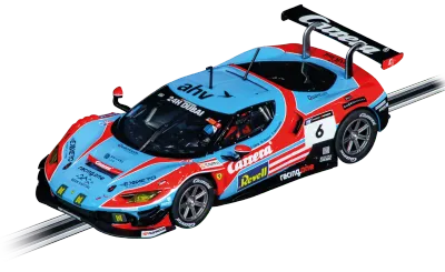 Carrera Evolution Ferrari 296 GT3 Carrera No 6 24H Dubai Slot Car