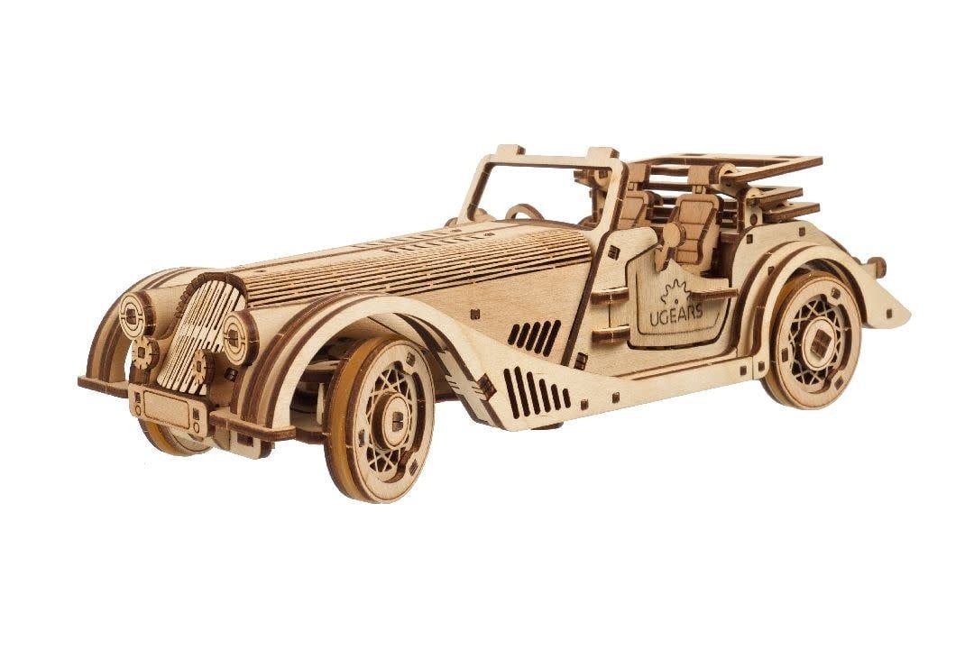 UGears 3D Wooden Puzzle Sports Car Rapid Mouse 222 piece