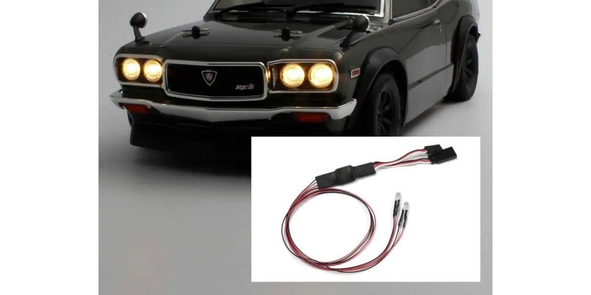 Kyosho LED Light Unit (5mm/2 Bulbs/L=400/Halogen)