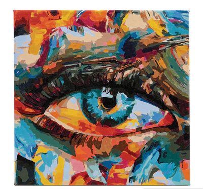 Craft Buddy PBN Medium Creative Eye Crystal Art