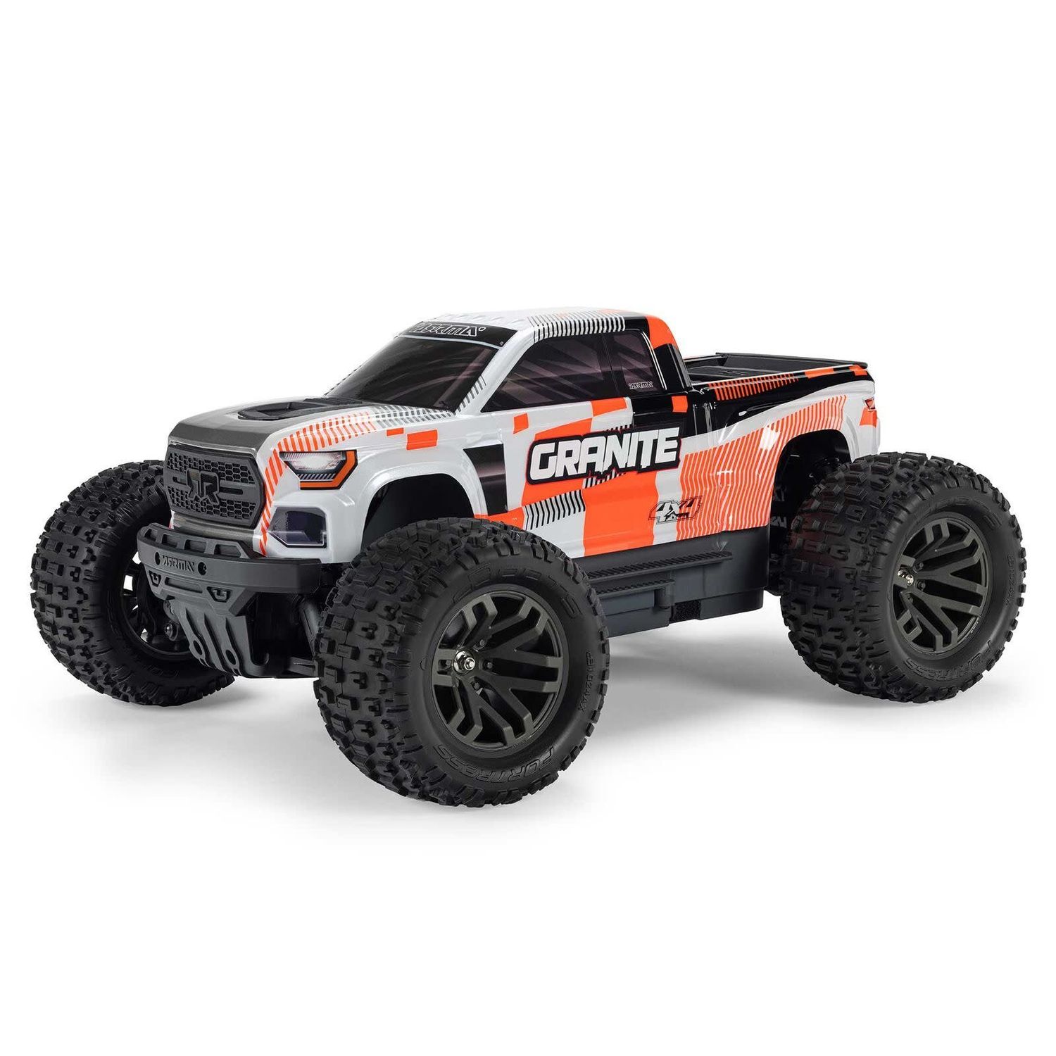 Arrma 1/10 GRANITE MEGA 665 4X4 RTR Brushed Monster Truck Orange