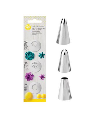 Wilton Wilton Extra Large Tips 3 Piece Set