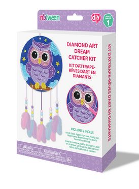 Diamond Art Dream Catcher Kit Night Owl