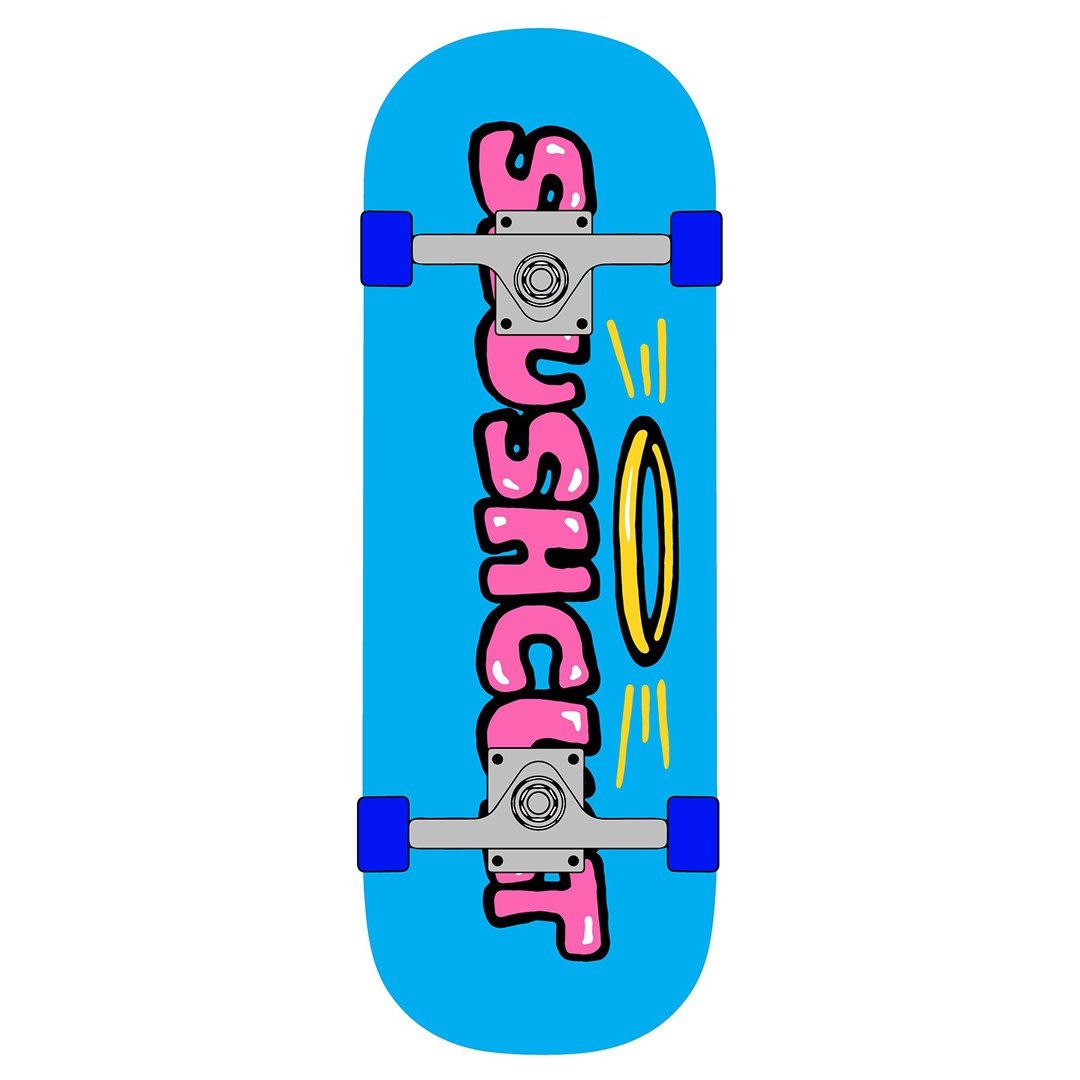 Slushcult Fingerboard Complete 34mm Angel