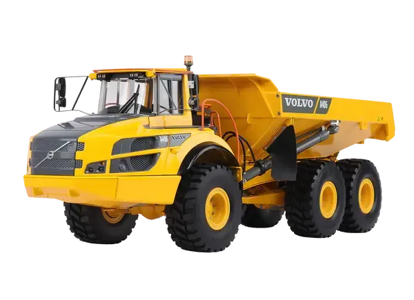 RC Pro 1/16 Volvo A40G Electric R/C FULL METAL ARTICULATED DUMP TRUCK