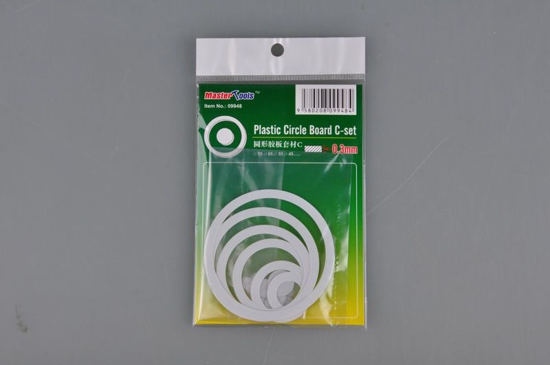 Master Tools  Plastic Circle Board C-set - 0.3mm