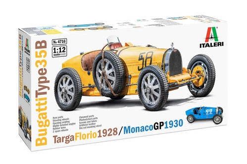 Italeri 1/12 Bugatti T35B Targa F./GP Monaco