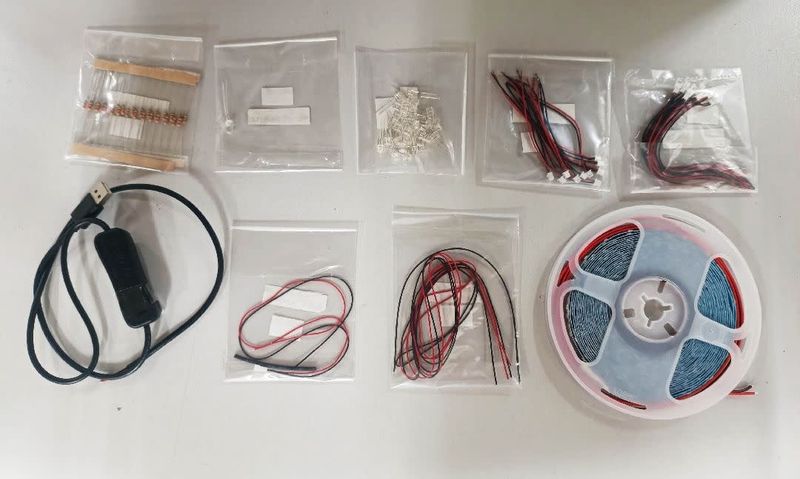 Trumpeter 1/200 Olympic &amp; Britannic light sets for 03720/03721