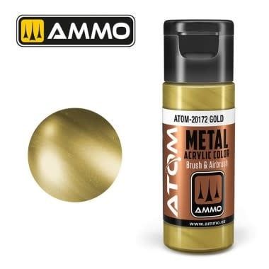 Ammo of MIG ATOM METALLIC Gold 20ml
