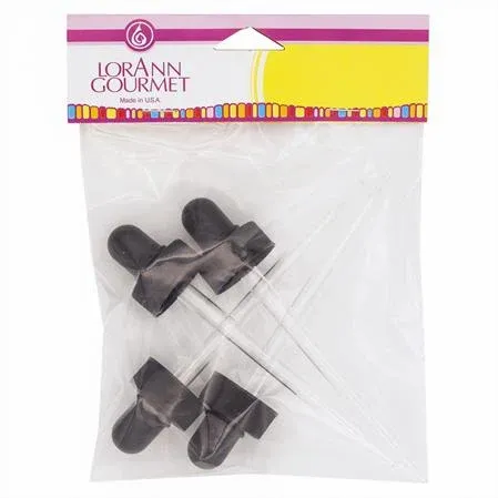 Lorann Dropper 4oz 4pk For Glass Bottles