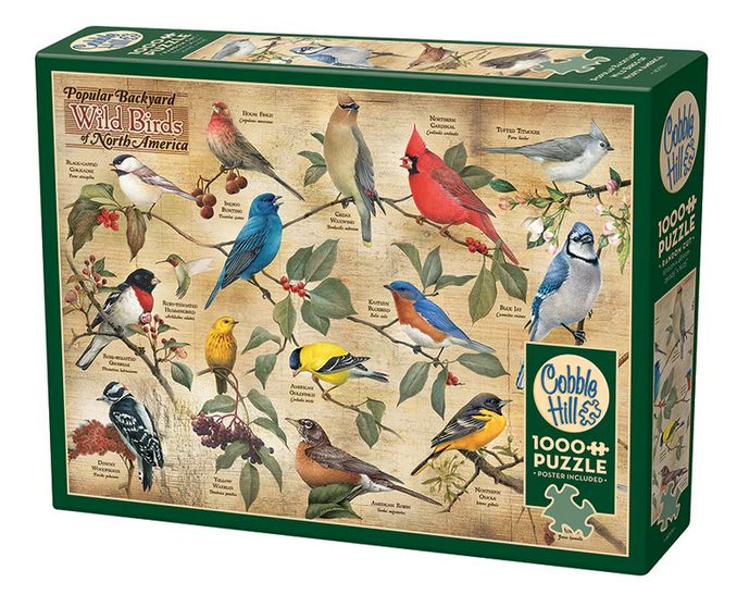 Cobble Hill Popular Backyard Wild Birds of North America 1000 piece