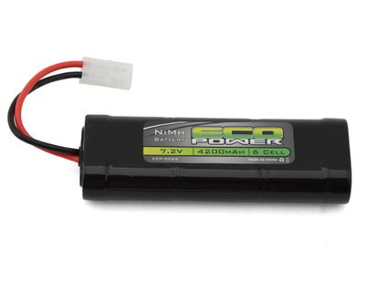 EcoPower 6 Cell NiMH Stick Pack Battery with Tamiya Connector 7.2V/4200mAh