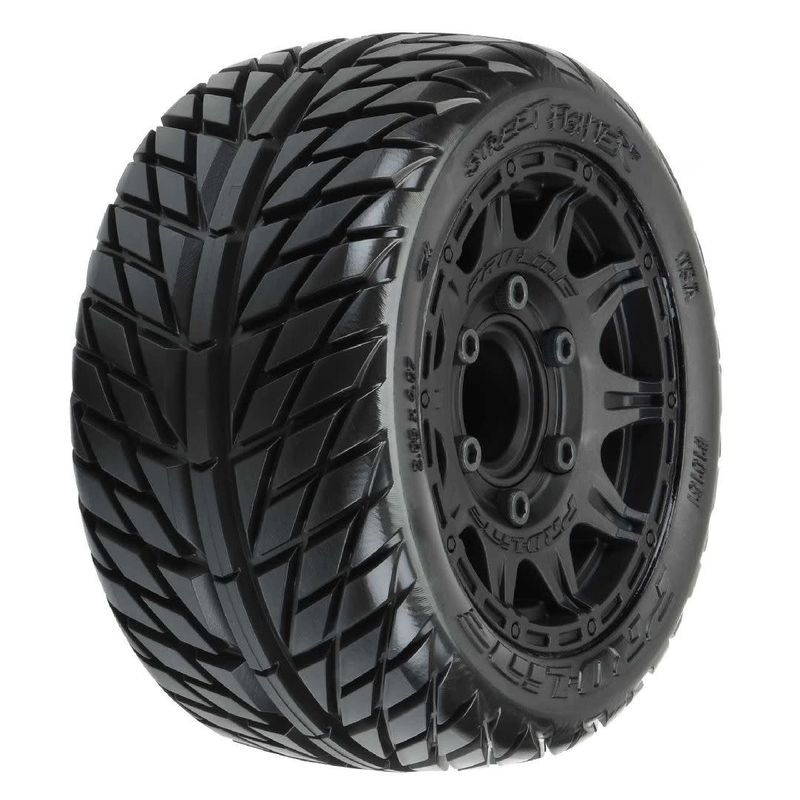 Pro Line Street Fighter LP 2.8&quot; Street Tires Removable Hex Wheels (2)