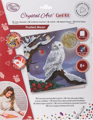Craft Buddy Frosted Moon Crystal Art Card Kit