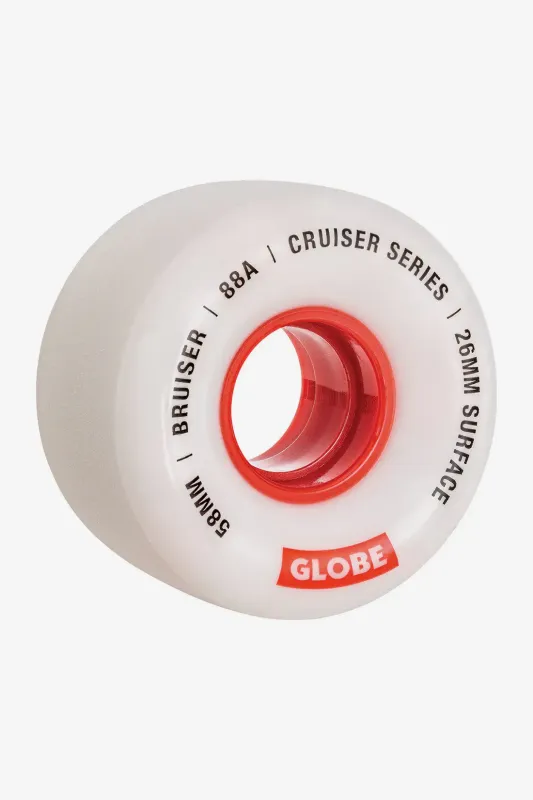 Globe Bruiser 88A58mm Wheels Red/White