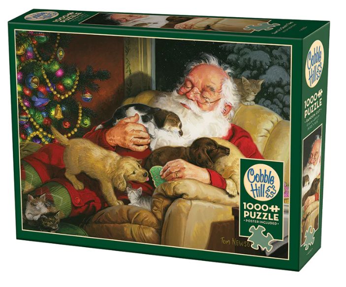 Cobble Hill Santa's Quiet Time 1000 piece