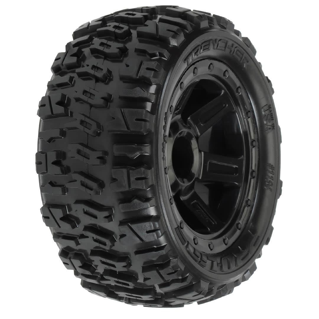 Pro Line Trencher 2.2&quot; M2 (Medium) All Terrain Tires Mounted on Desperado Wheels (2)
