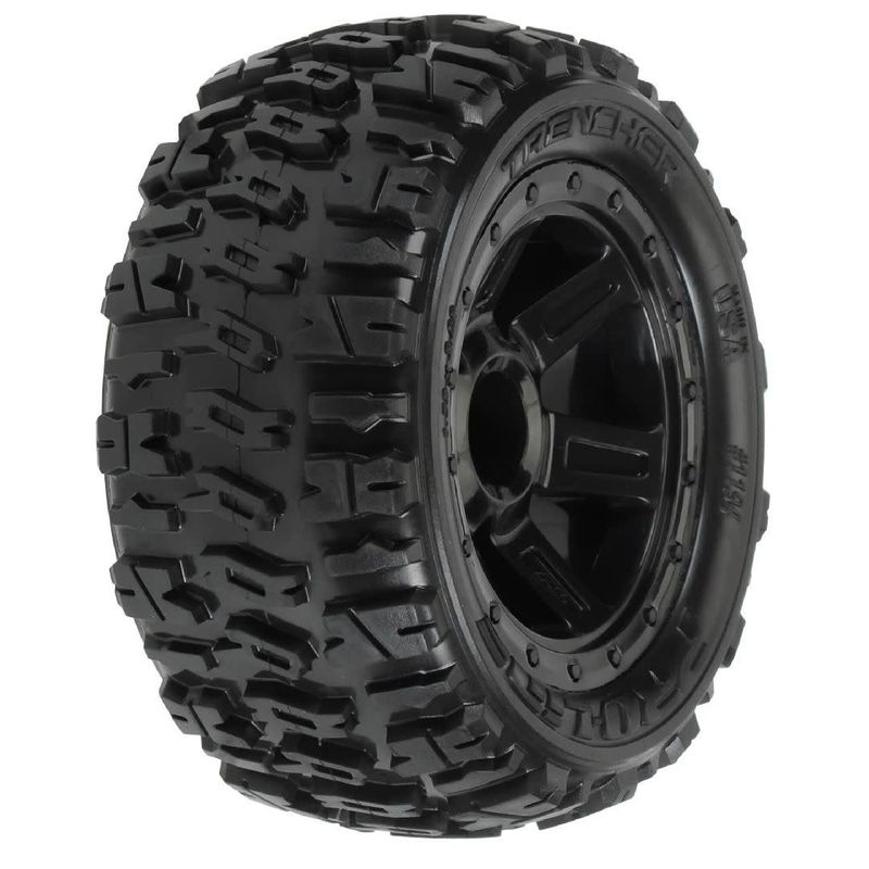 Pro Line Trencher 2.2&quot; M2 (Medium) All Terrain Tires Mounted on Desperado Wheels (2)