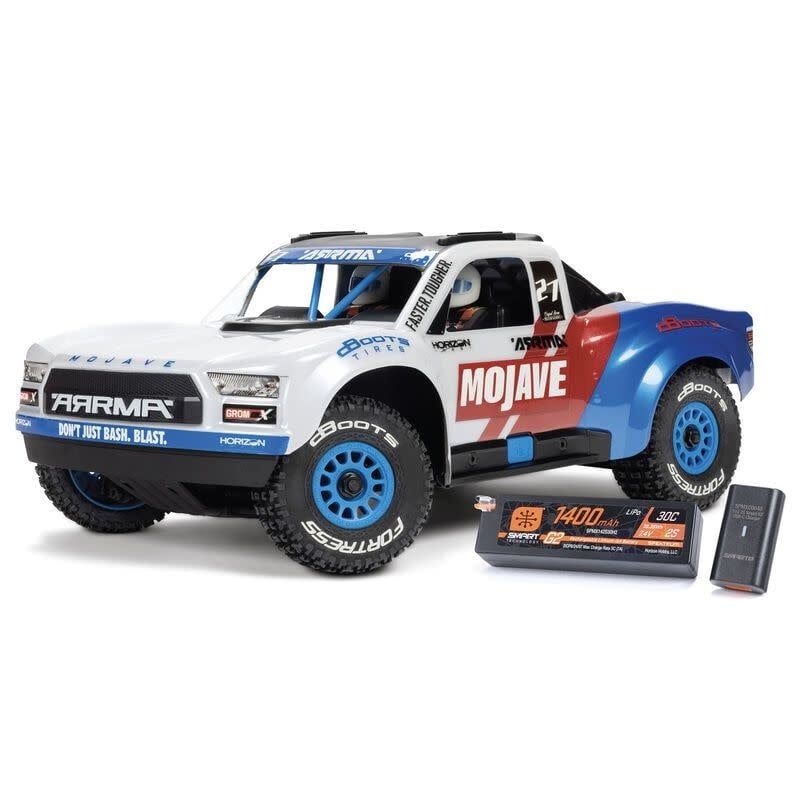 Arrma 1/16 MOJAVE GROM 223S DSC 4x4 RTR Brushless Desert Truck White