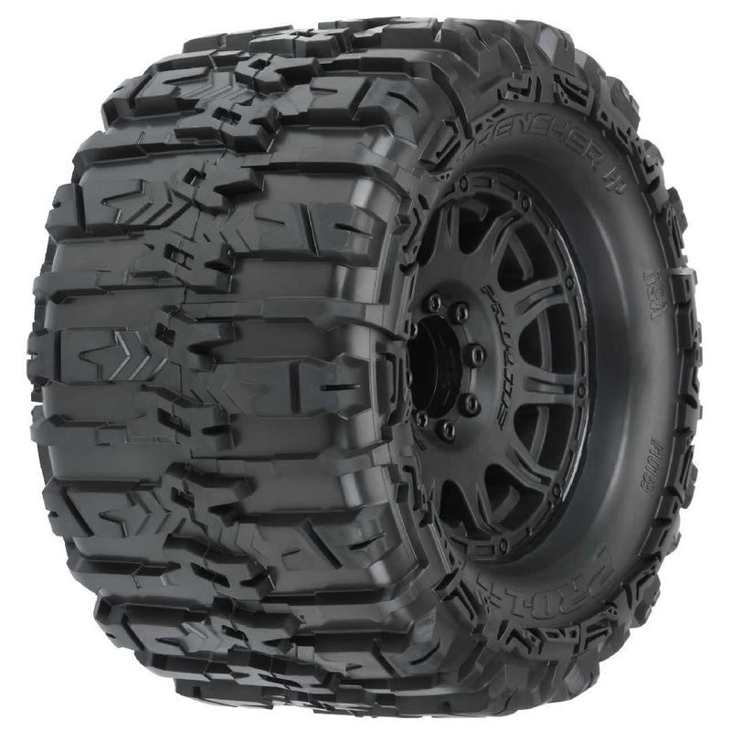 Pro Line Trencher HP 3.8&quot; All Terrain BELTED Tires Hex Wheels (2) for 17mm