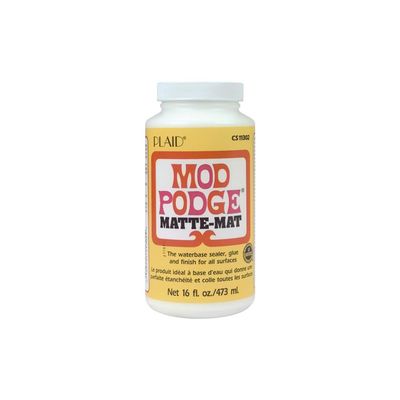 Plaid Mod Podge: 16oz All-In-One Glue/Sealer/Finish Non-Toxic Matte