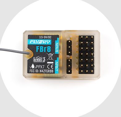 Flysky FBr8 2.4GHz 8 Channel Waterproof Receiver