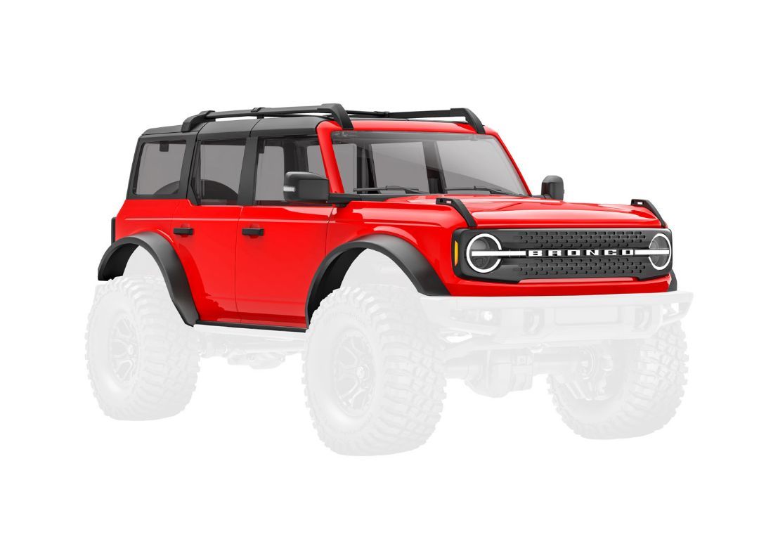 Traxxas Body, Ford Bronco (2021), complete, Red