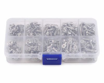 Yeah Racing 3mm Stainless Steel Screw Set w/Case