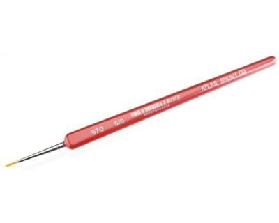 Atlas Brush Red Golden Taklon Atlas Brush