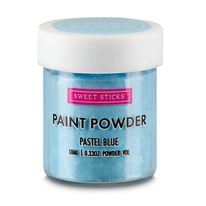Sweet Sticks Edible Pastel Blue Paint Powder