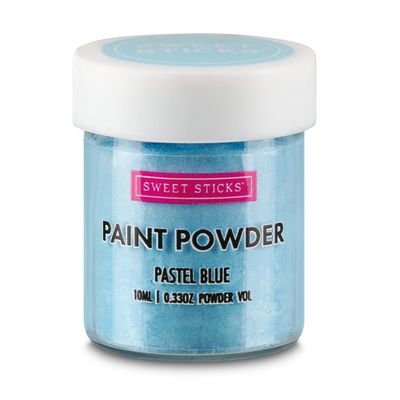 Sweet Sticks Edible Pastel Blue Paint Powder