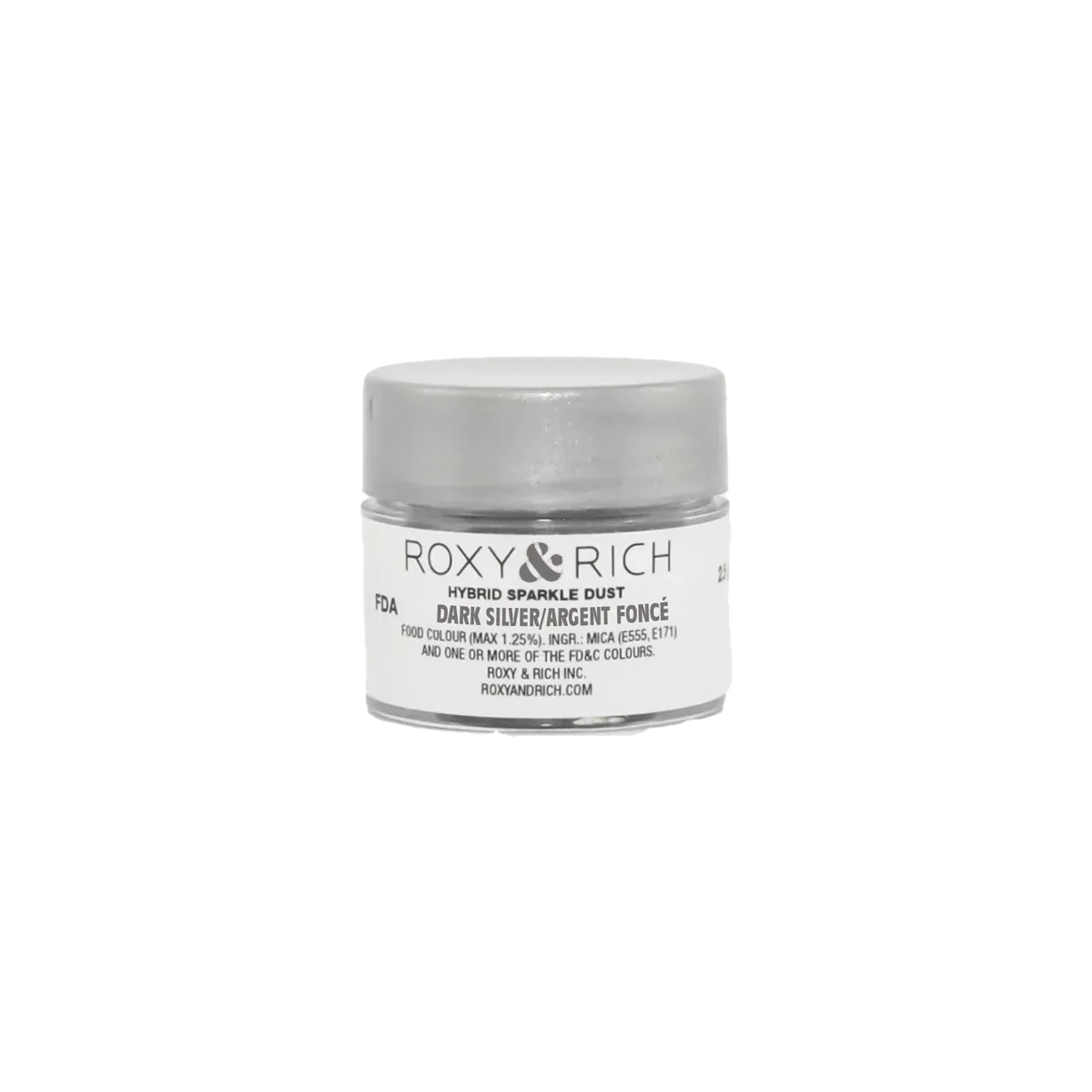 Roxy &amp; Rich Dark Silver Hybrid Sparkle Dust 2.5g