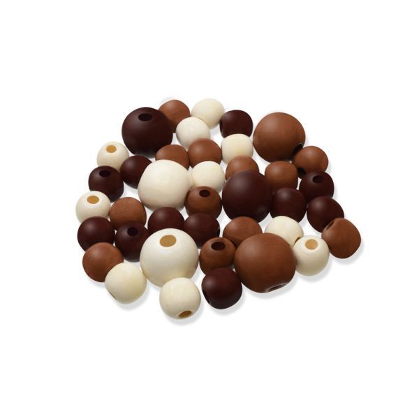 Krafty Kids Glossy Round Beads Assorted Macrame 42pc