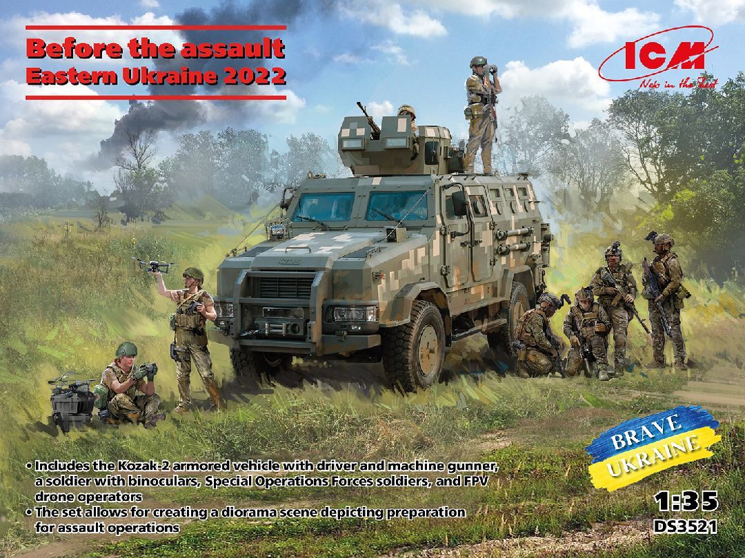 ICM Models 1/35 Before the assault Eastern Ukraine 2022 Shooter