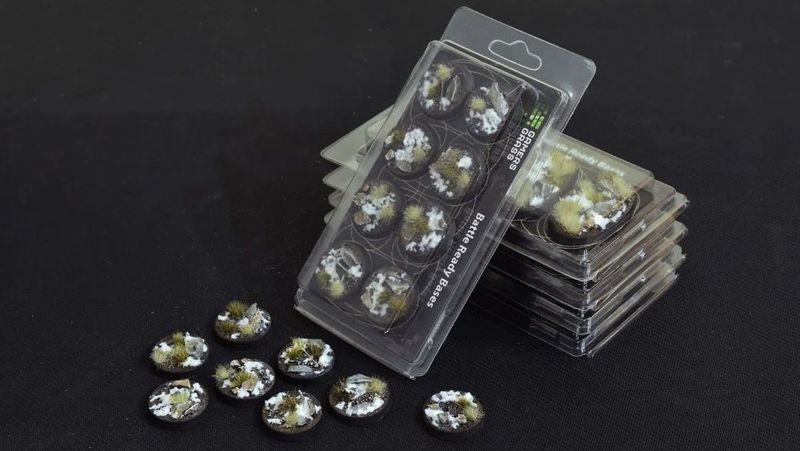 Gamers Grass Bases - Winter - Round 32mm (x8)