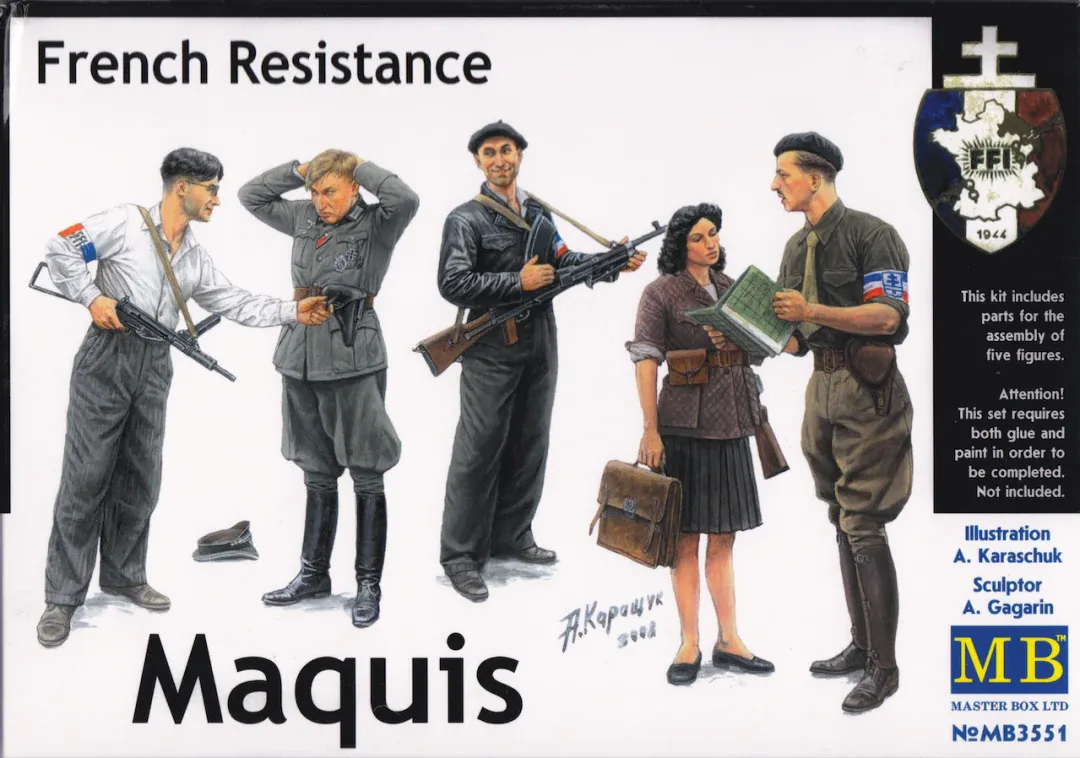Masterbox 1/35 MAQUIS FRENCH RESISTANCE