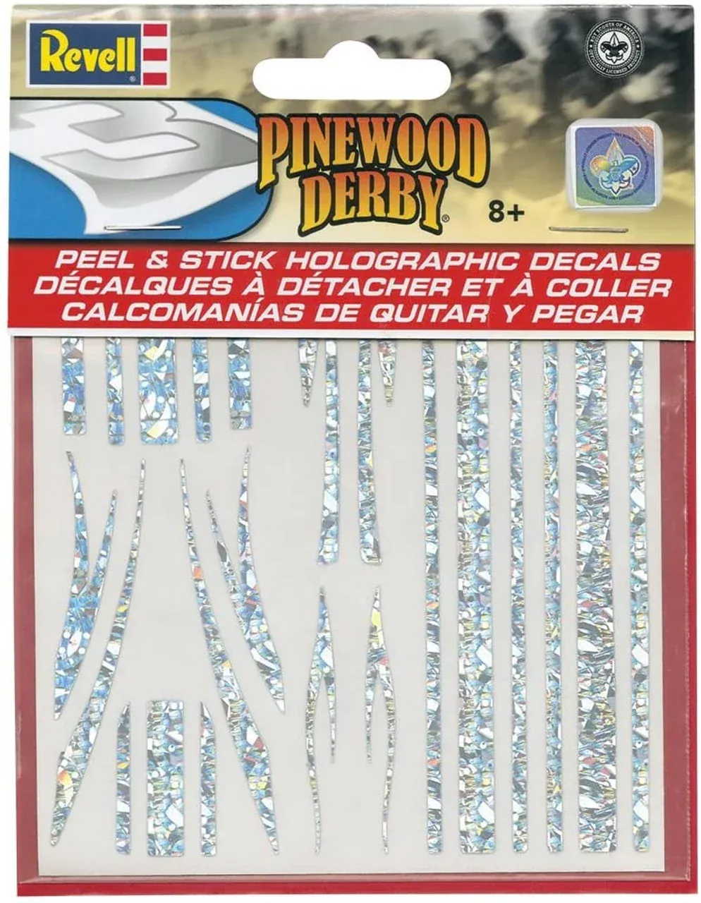 Revell Bsa Pwd Peel &amp; Stick Hologram Decal Stripes