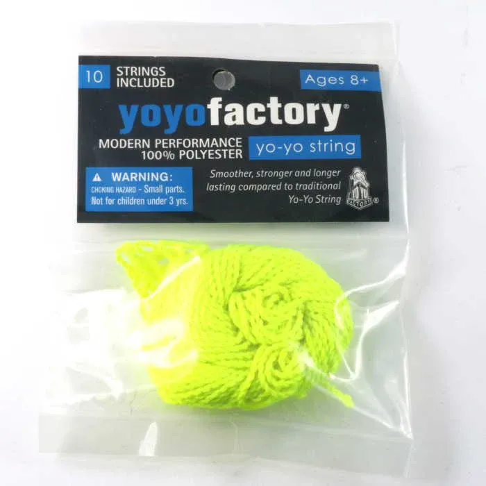 YoYo Factory  YoYo String 10 Pack Yellow
