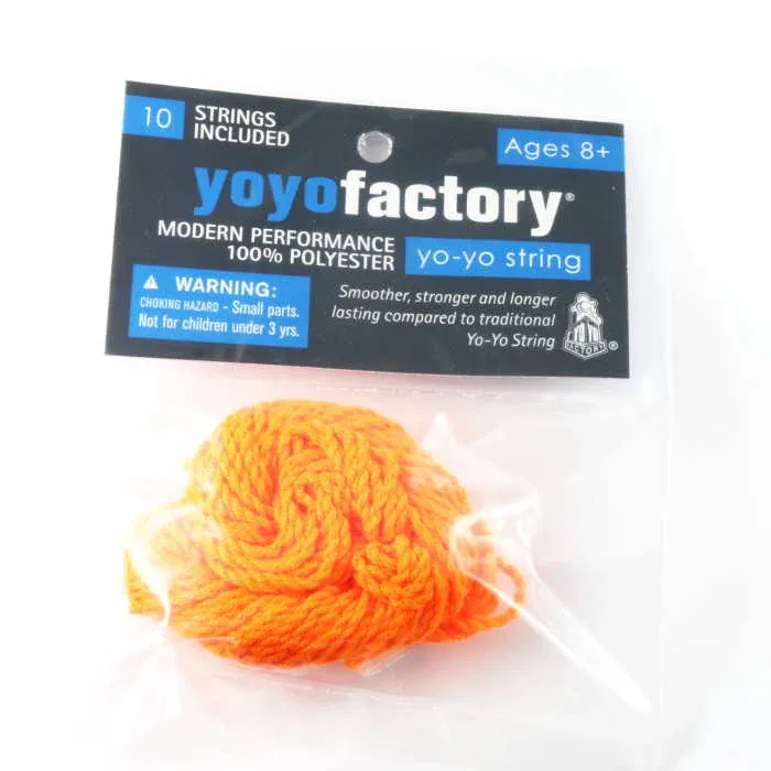 YoYo Factory  YoYo String 10 Pack Orange