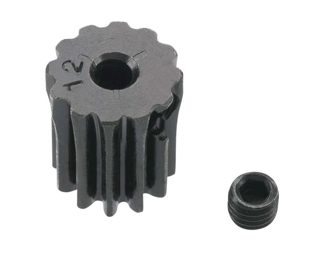 Robinson Racing 12T 0.5Mod Hard Steel Mini Pinion Gear 2mm bore mini b/8ight