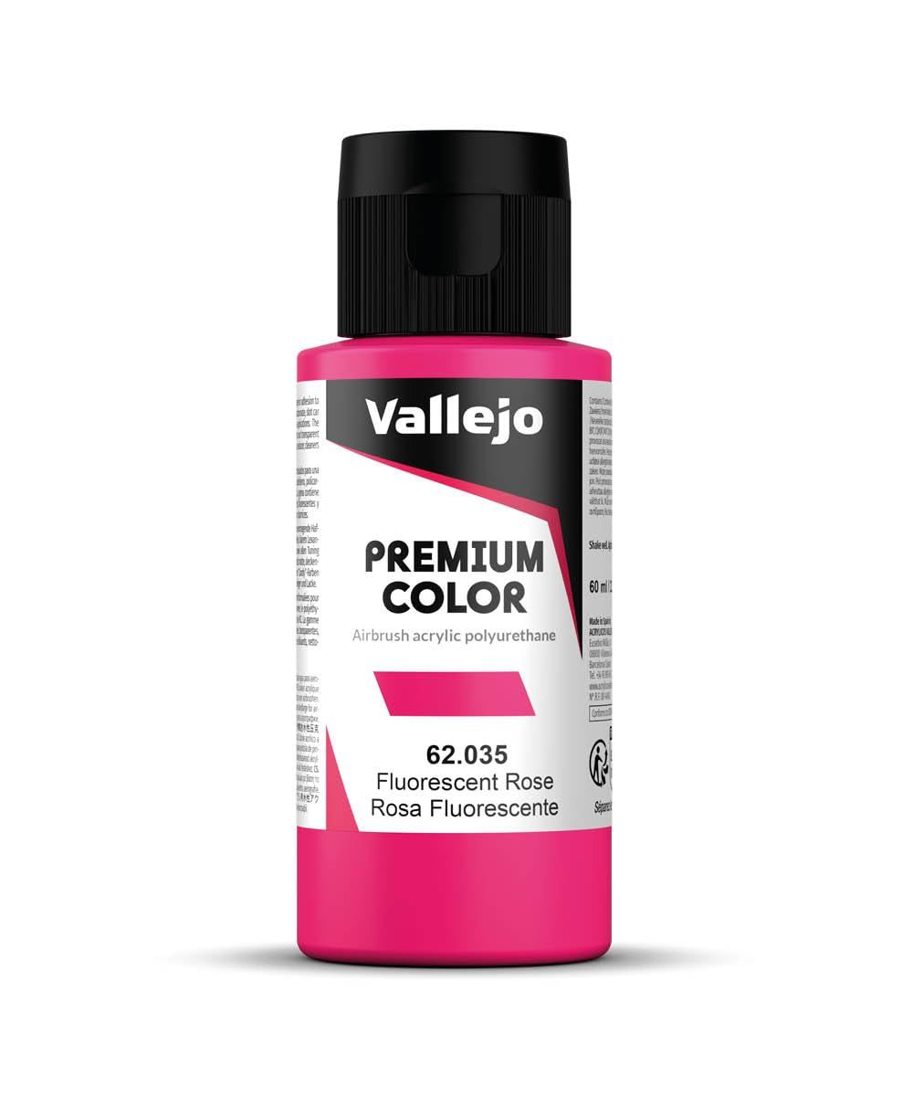 Vallejo Rose Fluorescent Premium Color 60ml