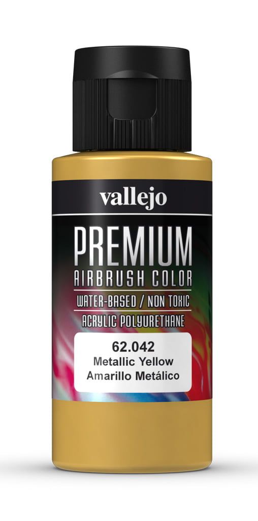 Vallejo Metallic Yellow Premium Color 60ml