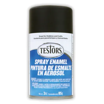 Testors Transparent Black Spray 3oz